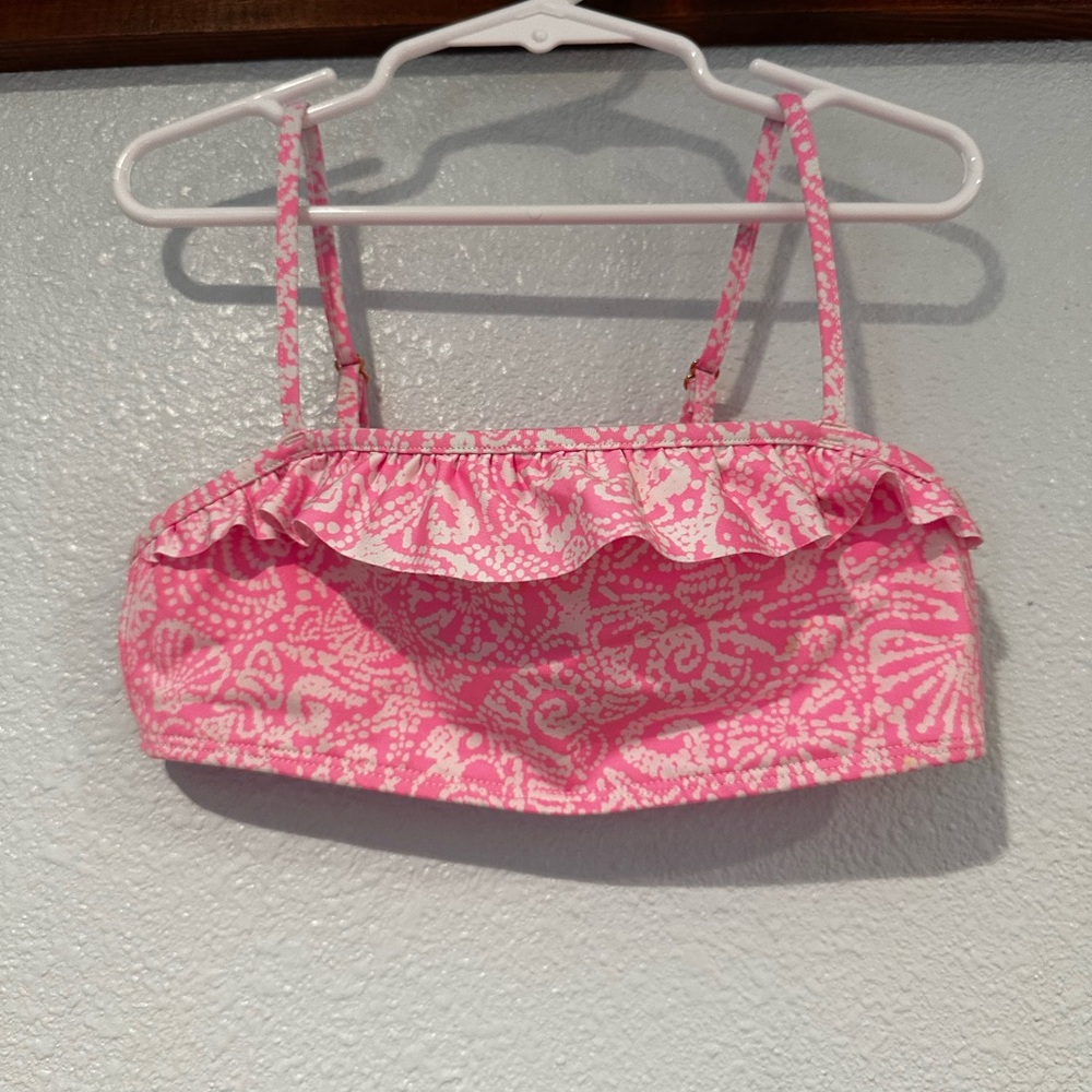 Lilly Pulitzer UPF 50+ Girl’s “Topher” Bikini Top, Size 8